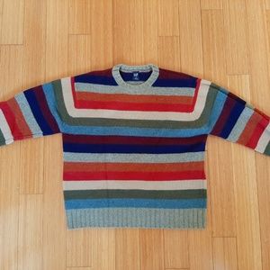 GAP Striped Wool Sweater Men's Size L
